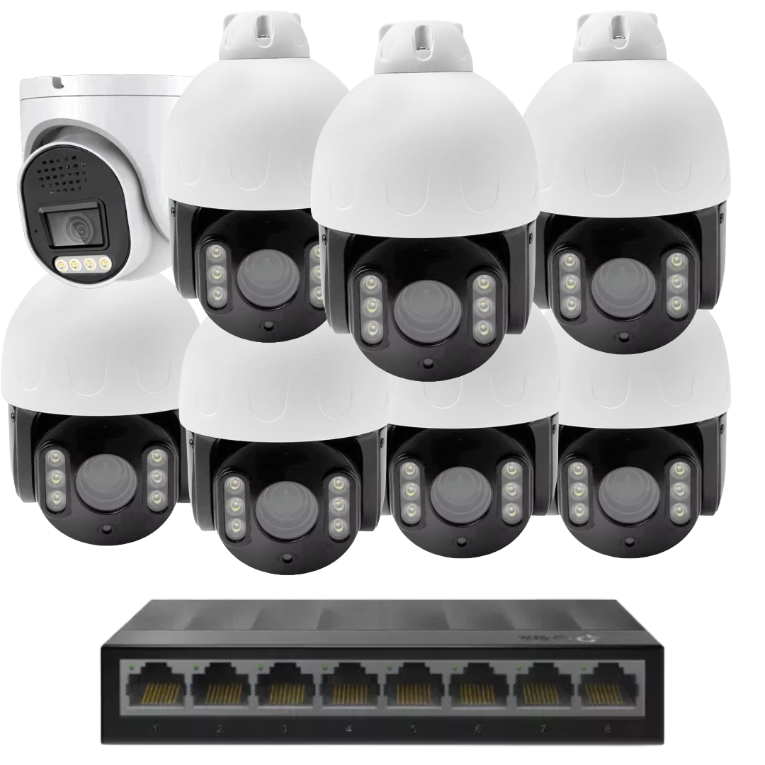 8 x 8mp 4k cctv kit installation