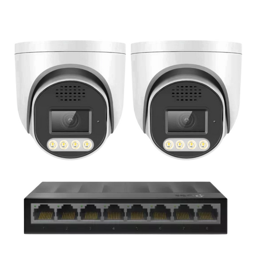 2 x 8mp 4k cctv kit Installation