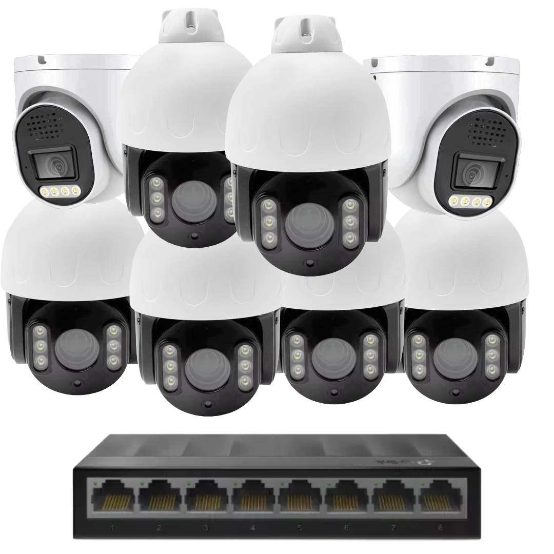 8 x 8mp 4k cctv kit installation