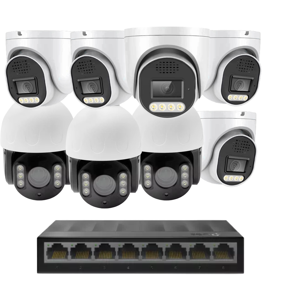 8 x 8mp 4k cctv kit installation