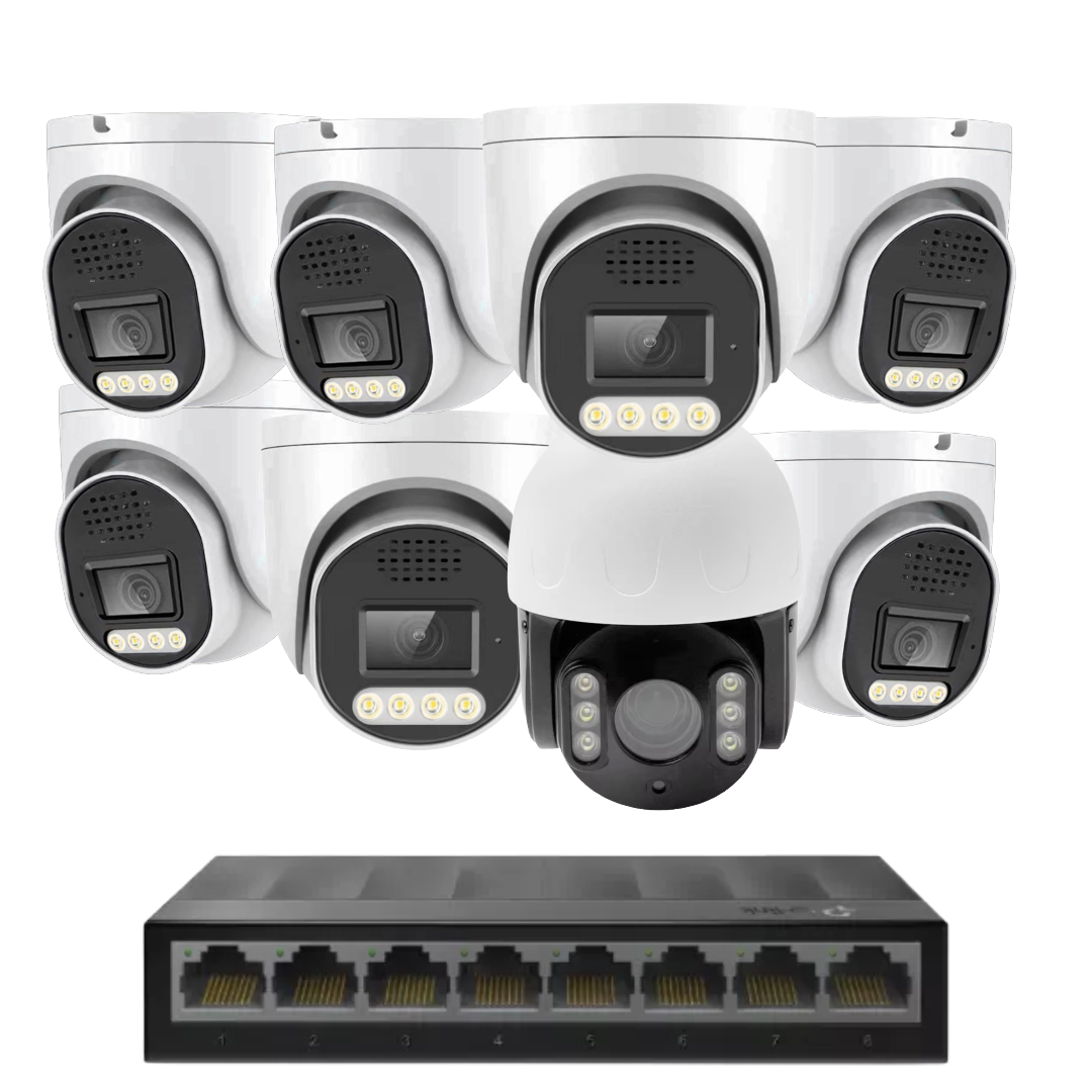 8 x 8mp 4k cctv kit installation