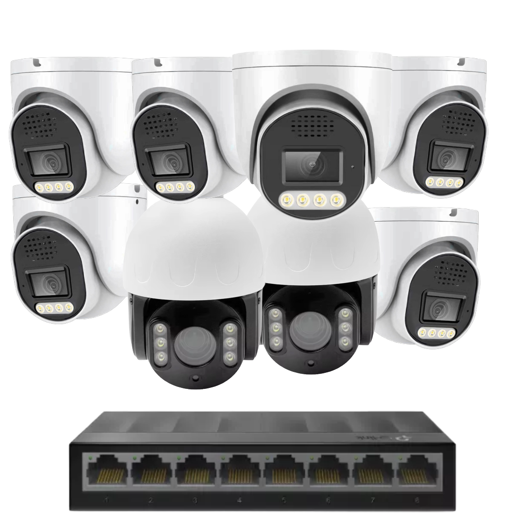 8 x 8mp 4k cctv kit installation