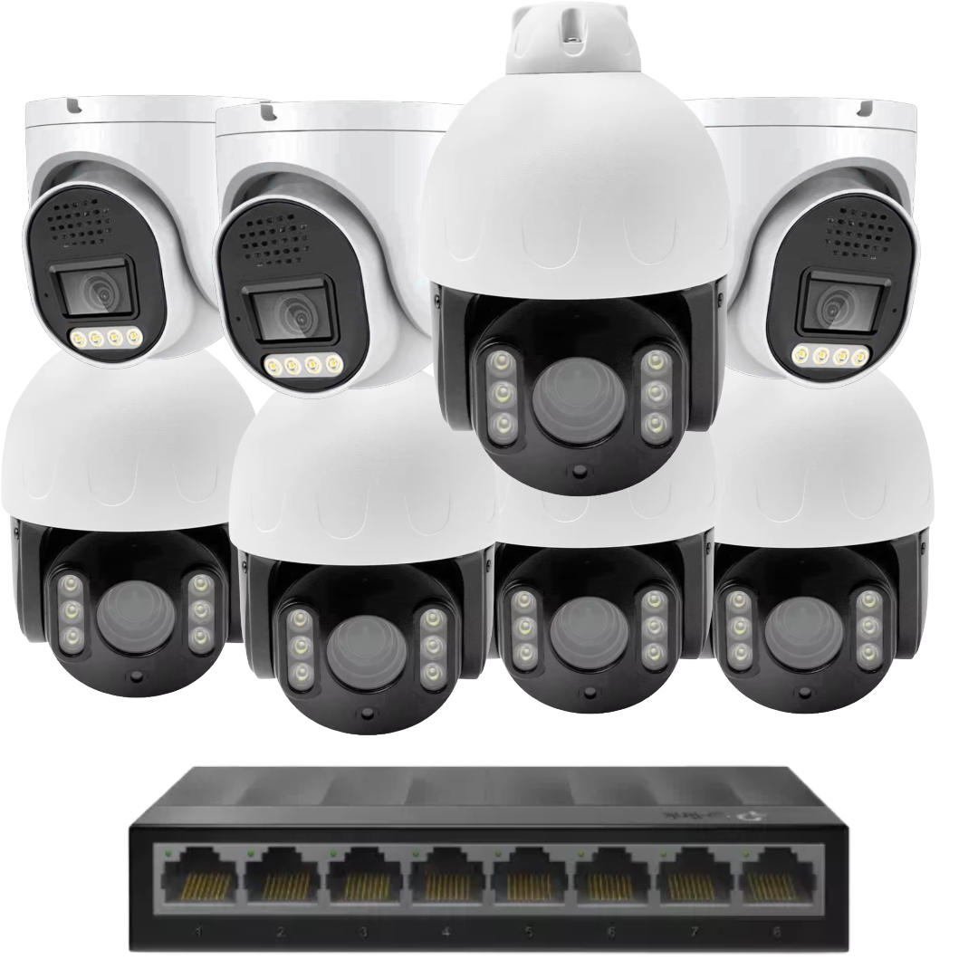 8 x 8mp 4k cctv kit installation