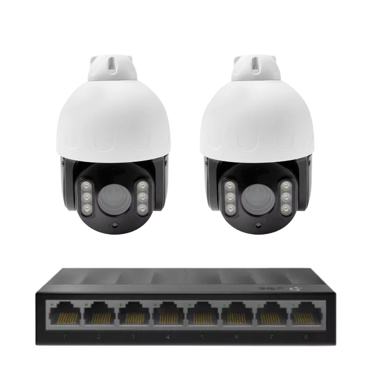 2 x 8mp 4k cctv kit Installation