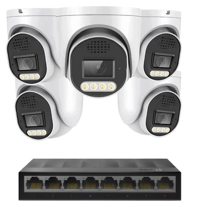 5 x 8mp 4k cctv kit installation