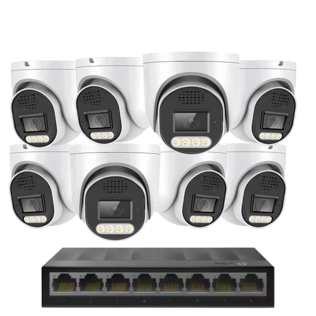 8 x 8mp 4k cctv kit installation