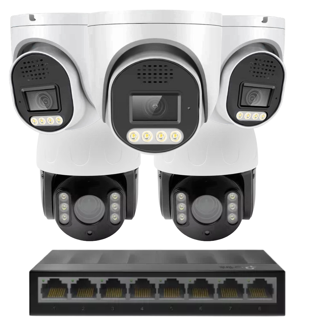 5 x 8mp 4k cctv kit installation