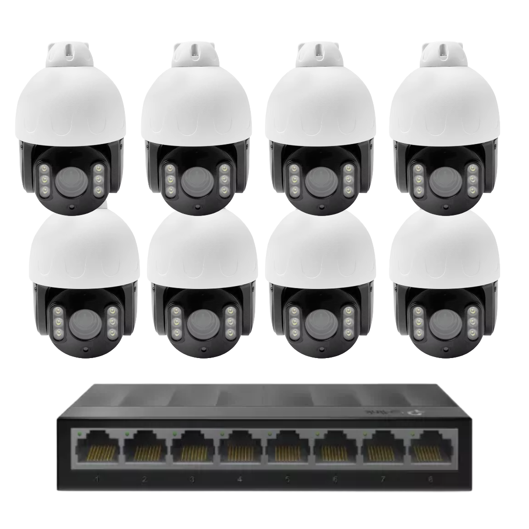 8 x 8mp 4k cctv kit installation