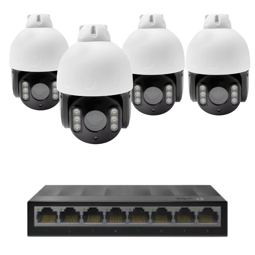 4 x 8mp 4k cctv kit installation